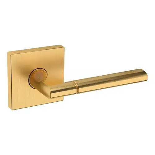 Preconfigured L021 Lever with R017 Rose Right Hand Half Dummy Lock Lifetime Satin Brass Finish