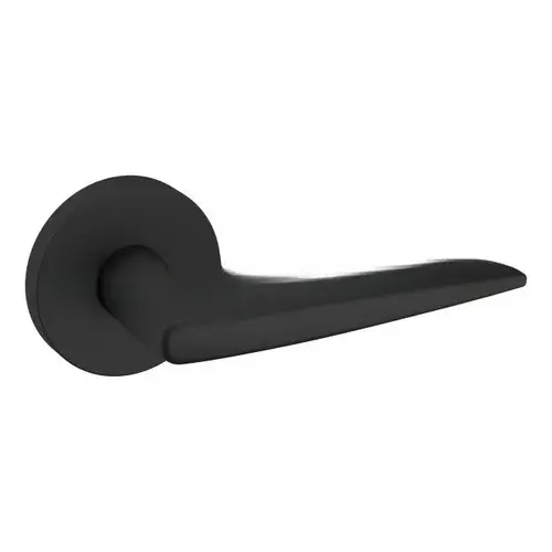 Preconfigured 5166 Lever with 5046 Rose Right Hand Half Dummy Lock Satin Black Finish