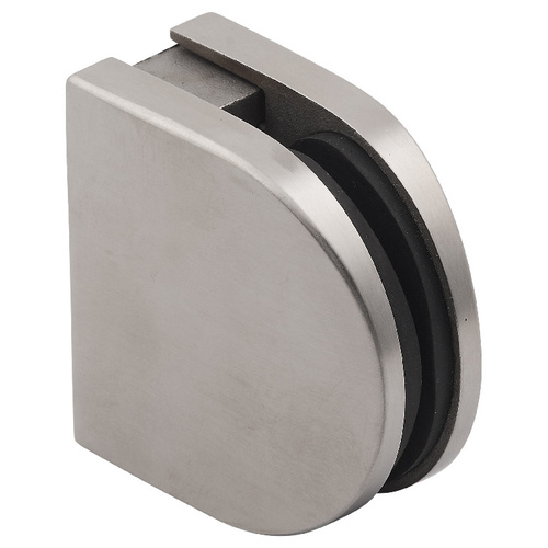 Z-Series Wall Mount Glass Clip Brushed Stainless Steel
