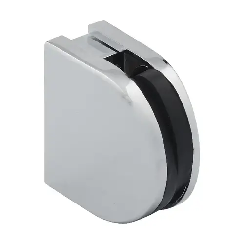 Z-Series Wall Mount Glass Clip Polished Chrome