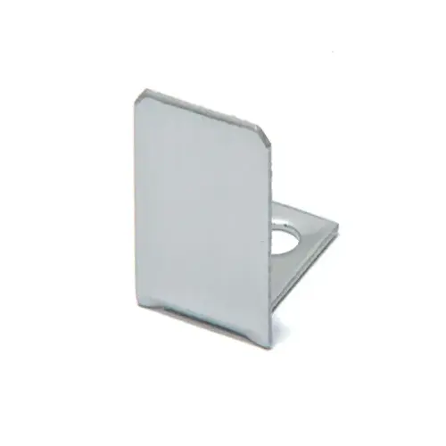 Brixwell EC-38-C-XCP10 End Cap for High Profile "U" Channel Fit 3/8 Inch Glass Polished Chrome - pack of 10