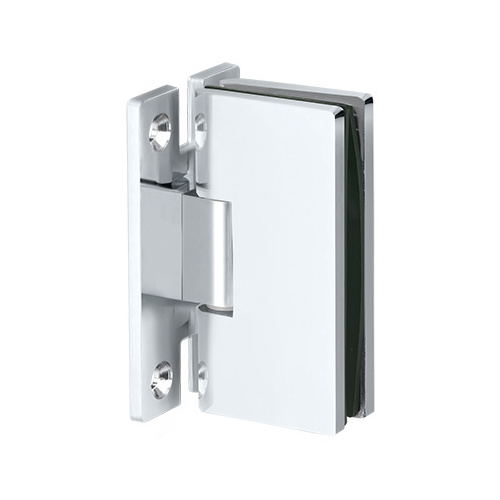 Designer Mini Series Wall Mount Hinge with "H" Back Plate With 5 Pin Polished Chrome