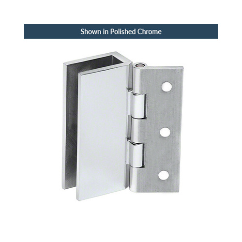 Cabinet/Showcase Wall Mount Set Screw Hinges Brushed Nickel