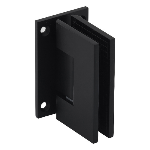 Wall Mount with Full Back Plate Adjustable Designer Series Hinge Matte Black