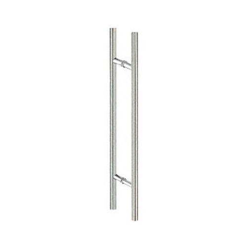 36 Inches Center To Center "H" Style Back To Back Mount Tubular Pull Polished Stainless Steel