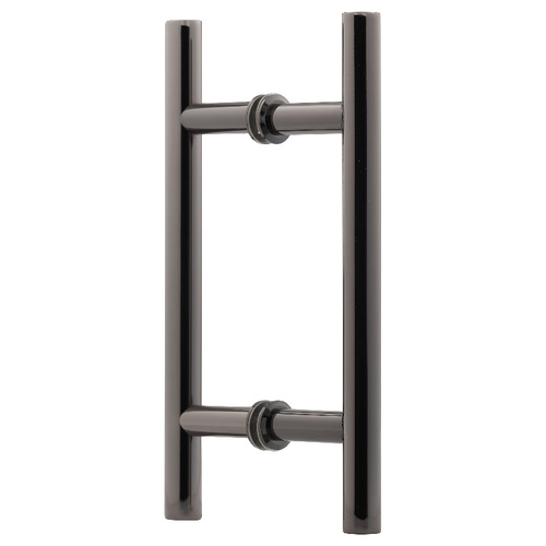 6 Inches Center To Center Ladder Push Pull Handle Back To Back Mount Black Nickel