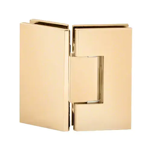 Brixwell H-M135GTG-LB Maxum Series Glass To Glass Mount Shower Door Hinge 135 Degree Lifetime Brass