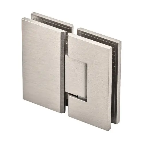 Maxum Series Glass To Glass Mount Shower Door Hinge 180 Degree Brushed Nickel