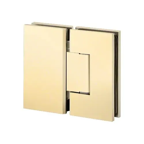 Brixwell H-M180GTG-SB Maxum Series Glass To Glass Mount Shower Door Hinge 180 Degree Satin-Brass