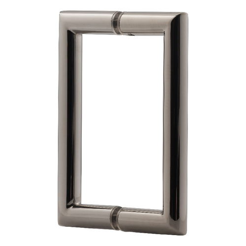 6 Inches Center To Center Mitered Style Back To Back Shower Door Handle Polished Nickel