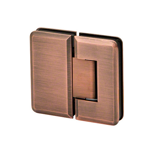 Brixwell H-MB180GTG-ACP Majestic Series Glass To Glass Mount Hinge 180 Degree Antique Copper