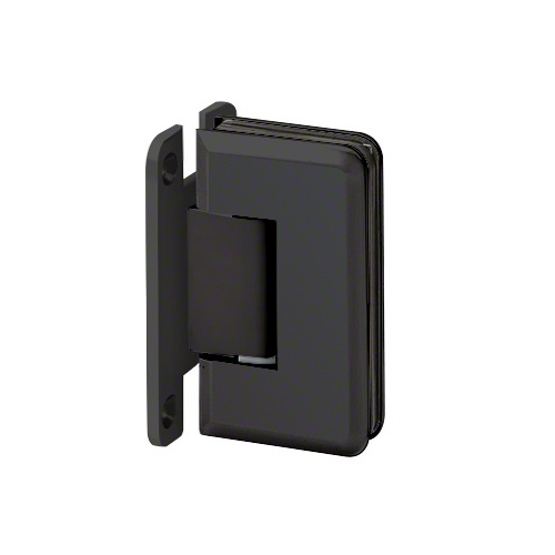 Wall Mount with "H" Back Plate Adjustable Majestic Series Hinge Matte Black