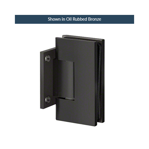 Maxum Series Glass To Wall Mount Shower Door Hinge With Short Back Plate Brushed Bronze
