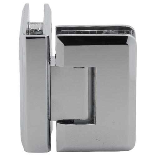 Premier Series Glass To Glass Mount Shower Door Hinge 90 Degree W/5 Pin Polished Chrome