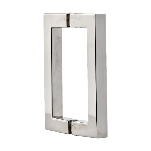 US Horizon HS-6BTB-C 6 Inches Center To Center Square Style Back To Back Handle Polished Chrome