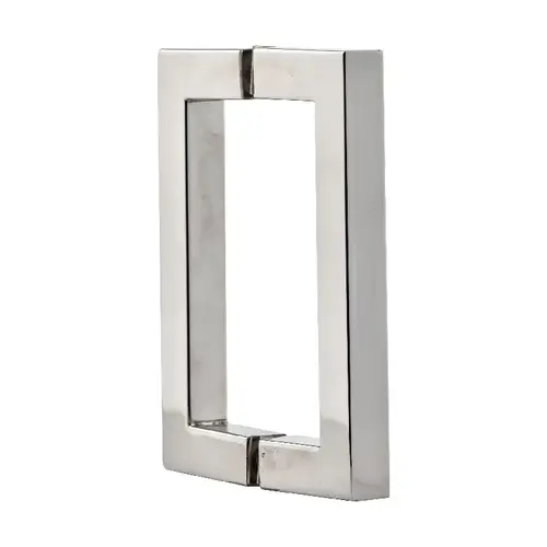 6 Inches Center To Center Square Style Back To Back Handle Polished Chrome