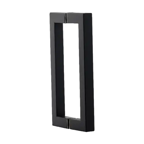 8 Inches Center To Center Square Style Back To Back Handle Matte Black
