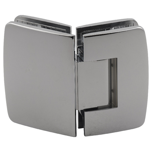 Adjustable Valencia Series Glass To Glass Mount Shower Door Hinge 135 Degree Polished Chrome