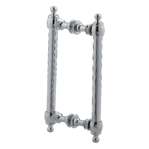 8 Inches Center To Center Antique Style Shower Door Handle Back to Back Mount Polished Chrome