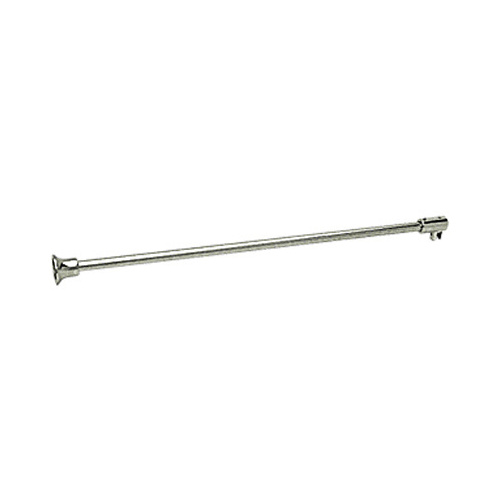 US Horizon SB-GTW38-39-C 39 Inches Length Glass To Wall Support Bar Fits 3/8 To 1/2 Inch Glass Polished Chrome