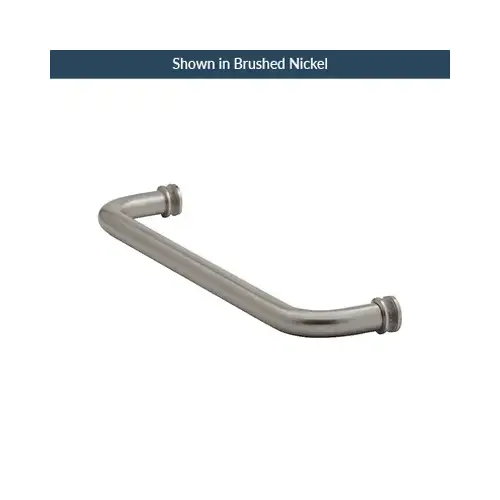 14 Inches Center To Center Standard Tubular Shower Towel Bar Single Mount W/Washers Polished Nickel