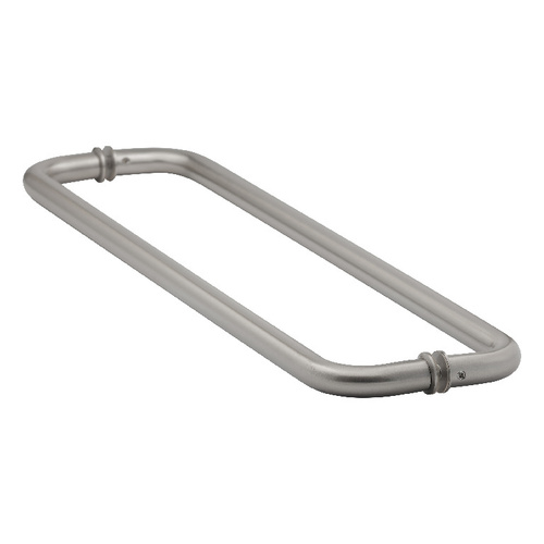 US Horizon TB-20BTBSW-BN 20 Inches Center To Center Standard Tubular Shower Towel Bar Back to Back Mount W/Washers Brushed Nickel