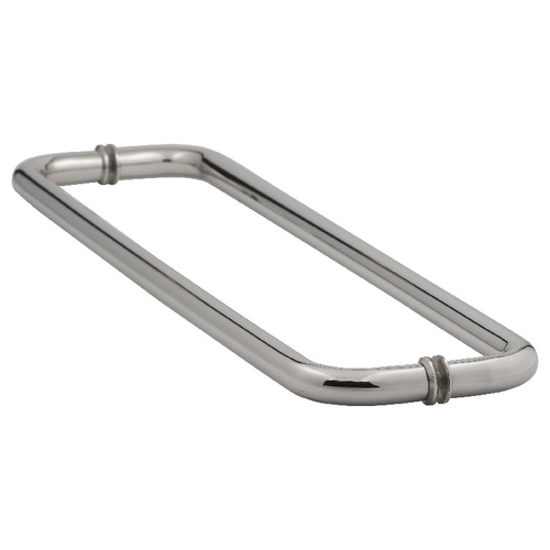 20 Inches Center To Center Standard Tubular Shower Towel Bar Back to Back Mount W/Washers Polished Stainless Steel