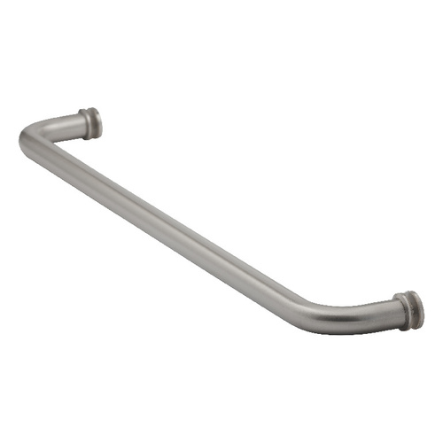 20 Inches Center To Center Standard Tubular Shower Towel Bar Single Mount W/Washers Brushed Nickel
