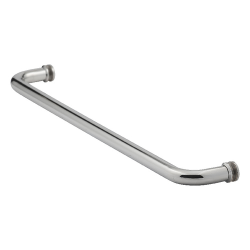 20 Inches Center To Center Standard Tubular Shower Towel Bar Single Mount W/Washers Polished Stainless Steel