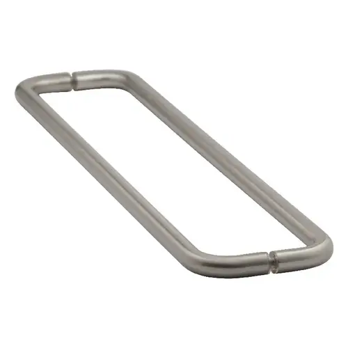 Brixwell TB-22BTB-BN 22 Inches Center To Center Standard Tubular Shower Towel Bar Back to Back Mount Without Washers Brushed Nickel