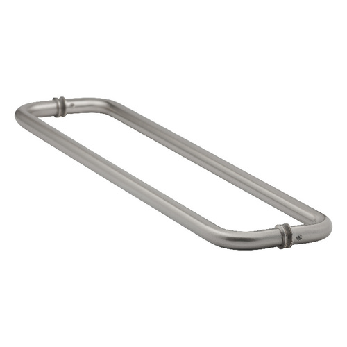 US Horizon TB-22BTBSW-BN 22 Inches Center To Center Standard Tubular Shower Towel Bar Back to Back Mount W/Washers Brushed Nickel