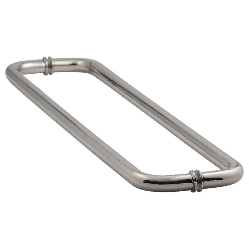 22 Inches Center To Center Standard Tubular Shower Towel Bar Back to Back Mount W/Washers Polished Stainless Steel