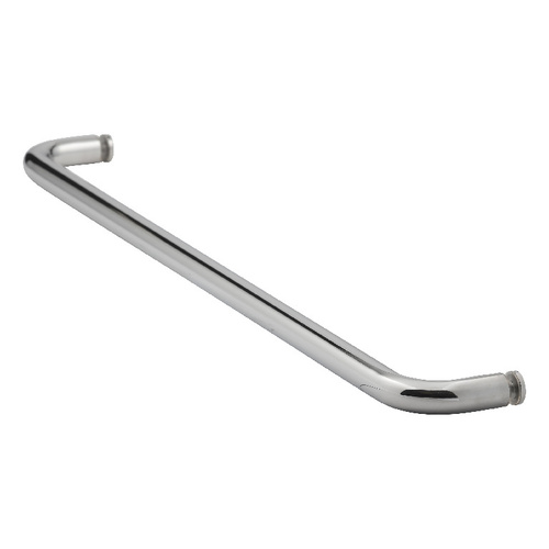 US Horizon TB-22SM-PS 22 Inches Center To Center Standard Tubular Shower Towel Bar Single Mount Without Washers Polished Stainless Steel