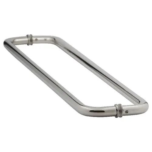 24 Inches Center To Center Standard Tubular Shower Towel Bar Back to Back Mount W/Washers Polished Nickel