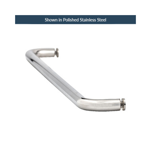 US Horizon TB-24SM-PB 24 Inches Center To Center Standard Tubular Shower Towel Bar Single Mount Without Washers Polished Brass