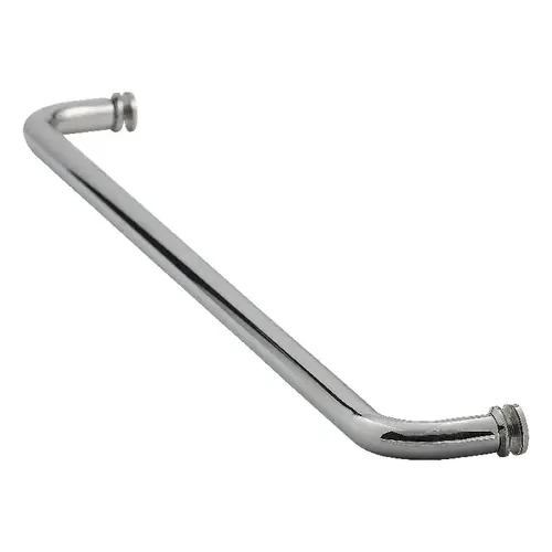 26 Inches Center To Center Standard Tubular Shower Towel Bar Single Mount W/Washers Polished Stainless Steel