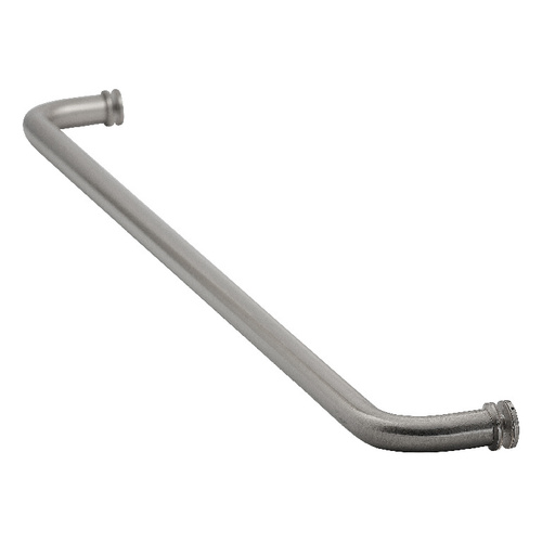 28 Inches Center To Center Standard Tubular Shower Towel Bar Single Mount W/Washers Brushed Nickel