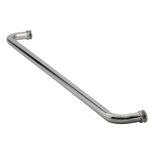 28 Inches Center To Center Standard Tubular Shower Towel Bar Single Mount W/Washers Polished Stainless Steel