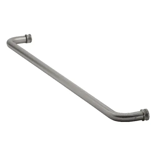 30 Inches Center To Center Standard Tubular Shower Towel Bar Single Mount W/Washers Brushed Nickel