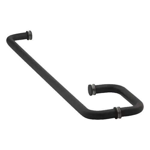 6" x 24" Towel Bar Handle Combo w/Washers Matte Black