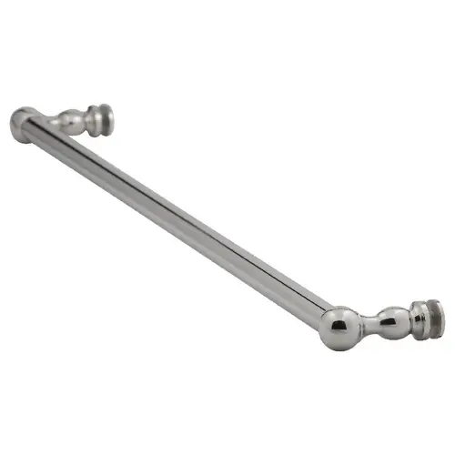 Brixwell TBC-24SM-C 24 Inches Center To Center Colonial Series Towel Bar Single Mount Polished Chrome