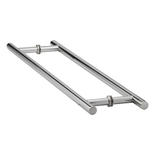 US Horizon TBL-18BTB-PS 18 Inches Center To Center Ladder Pull Towel Bar Back to Back Mount Polished Stainless Steel