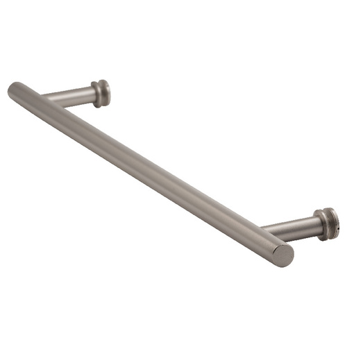 18 Inches Center To Center Ladder Pull Towel Bar Single Mount Brushed Nickel