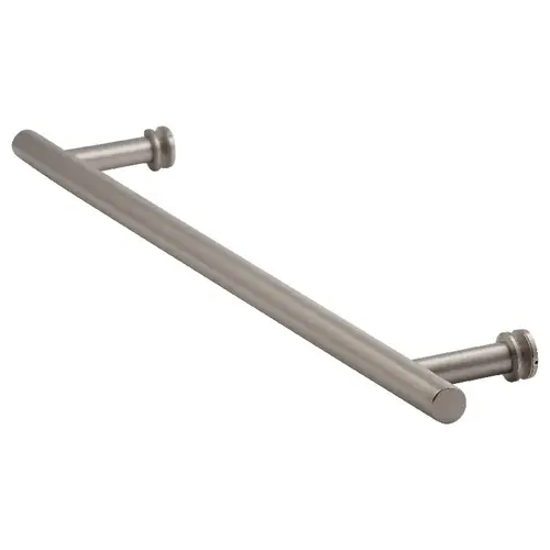 Brixwell TBL-18SM-BN 18 Inches Center To Center Ladder Pull Towel Bar Single Mount Brushed Nickel