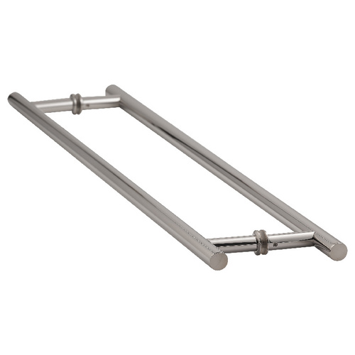 US Horizon TBL-24BTB-PS 24 Inches Center To Center Ladder Pull Towel Bar Back to Back Mount Polished Stainless Steel