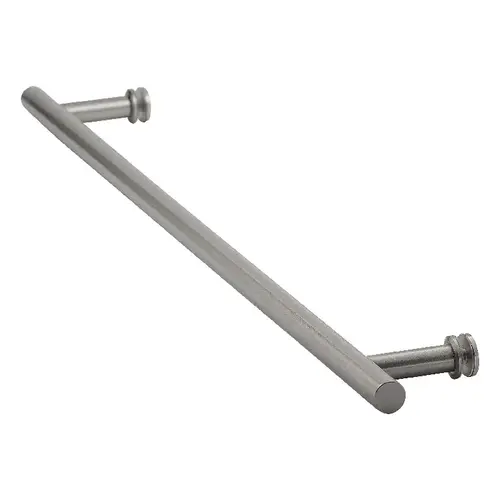 Brixwell TBL-24SM-BN 24 Inches Center To Center Ladder Pull Towel Bar Single Mount Brushed Nickel