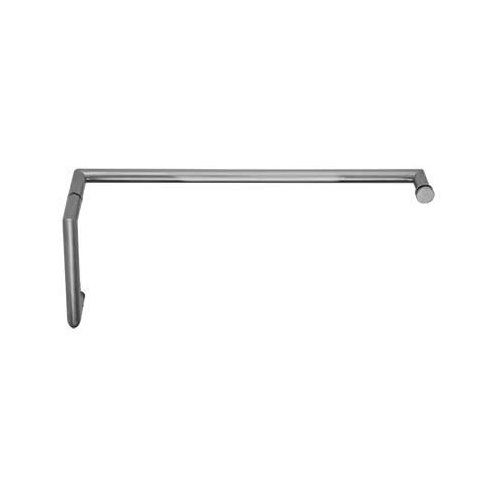 US Horizon TBM-618C-BN 18 Inches Center To Center Towel Bar, 6 Inches Center To Center Handle Mitered Series Towel Bar And Handle Combo Brushed Nickel
