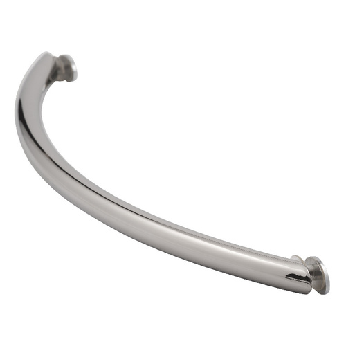 US Horizon TBR-18SM-PS 18 Inches Center to Center Arch Series Crescent Towel Bar Single Mount Polished Stainless Steel
