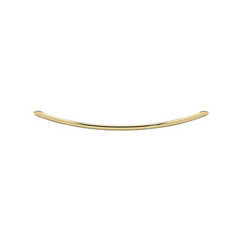 24 Inches Center to Center Arch Series Crescent Towel Bar Single Mount Polished Brass