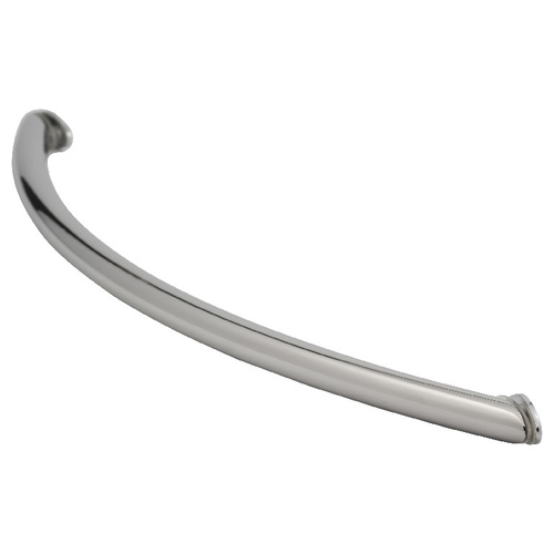 US Horizon TBR-24SM-PS 24 Inches Center to Center Arch Series Crescent Towel Bar Single Mount Polished Stainless Steel